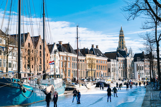 Groningen im Winter