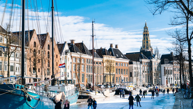 Groningen in de winter